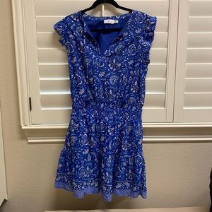 Vineyard Vines Anegada Floral Ruffle Sleeve Dress - size medium